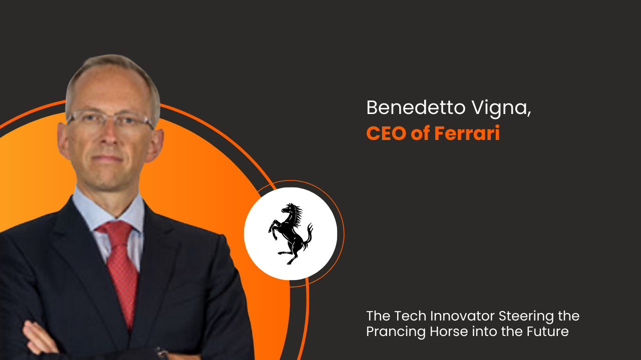 Benedetto Vigna-CEO of Ferrari, Innovation & EV Strategy