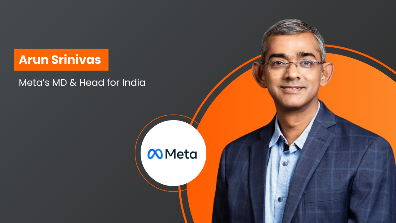 Arun Srinivas appointed as Meta’s MD & Head for India
