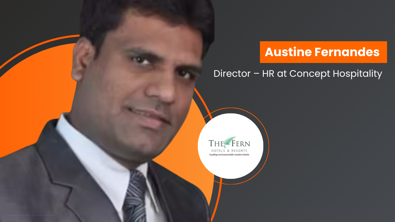 Austine Fernandes elevated to Director – HR at Concept Hospitality