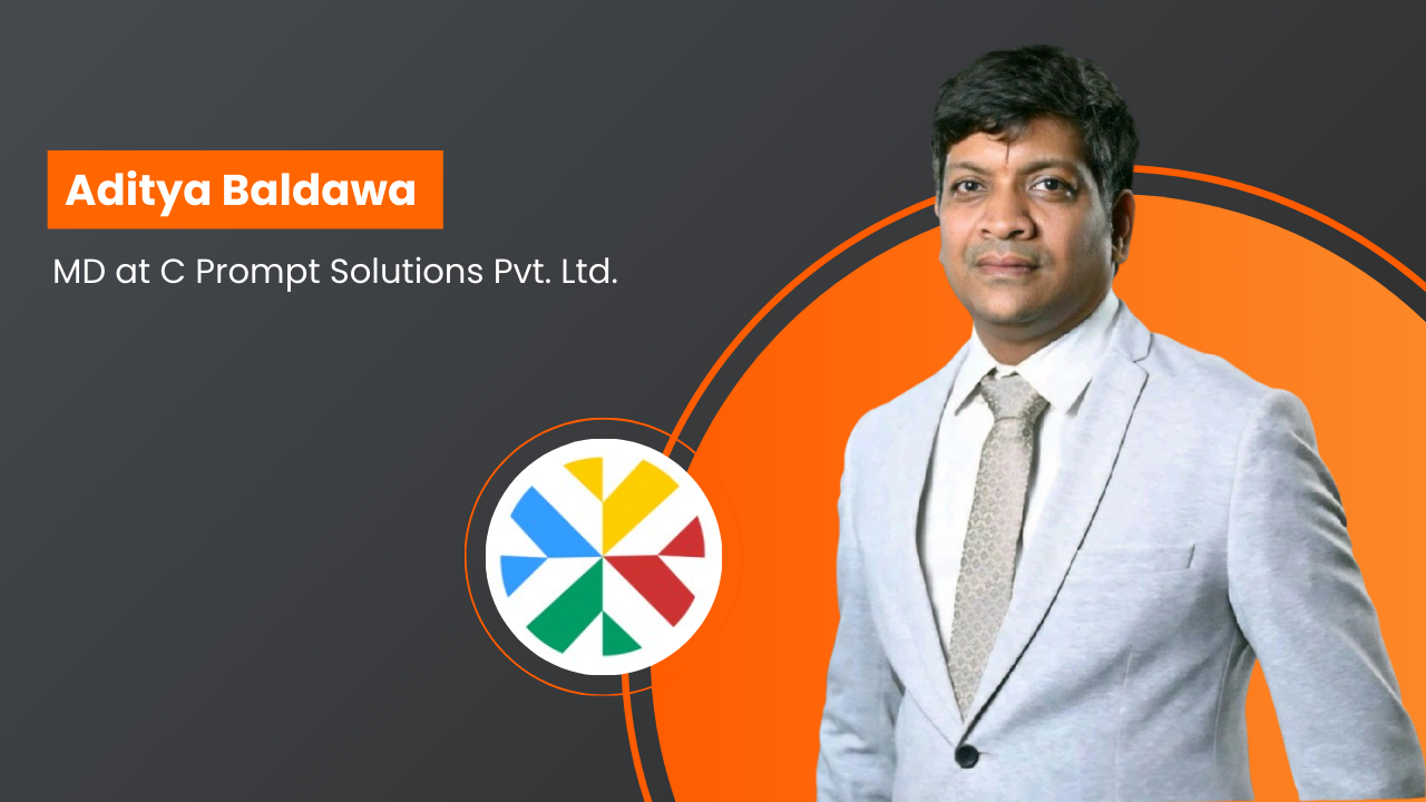 Aditya Baldawa Elevated to Managing Director at C Prompt Solutions Pvt. Ltd.