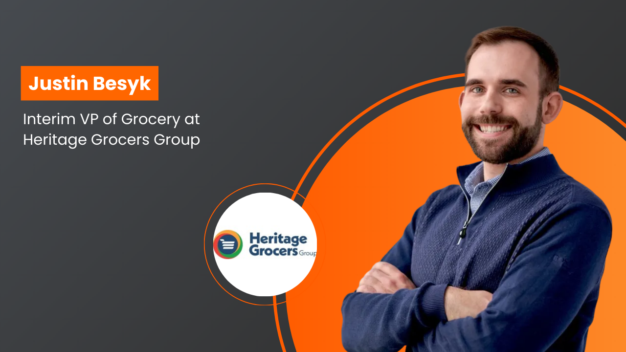 Justin Besyk Appointed Interim Vice President of Grocery at Heritage Grocers Group