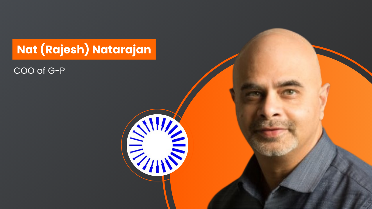 Nat (Rajesh) Natarajan has been appointed Chief Operating Officer at G-P (Globalization Partners)