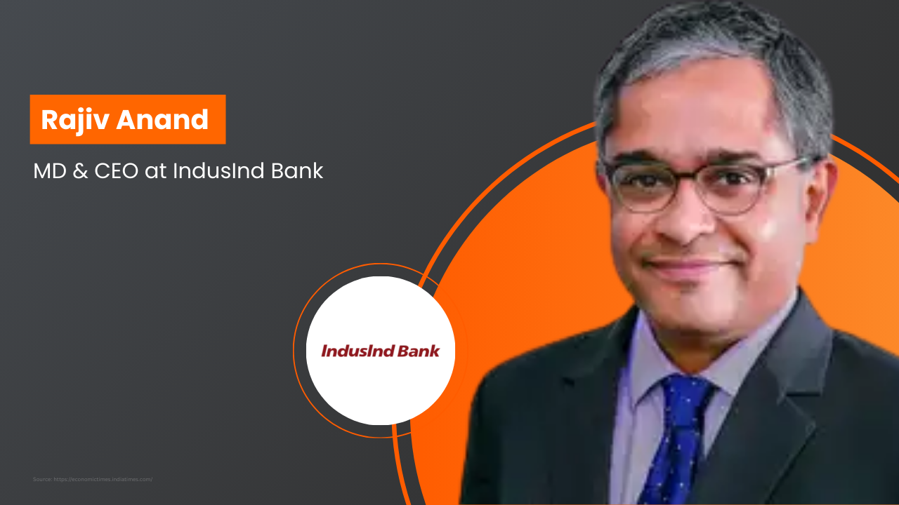 IndusInd Bank names Rajiv Anand as MD & CEO