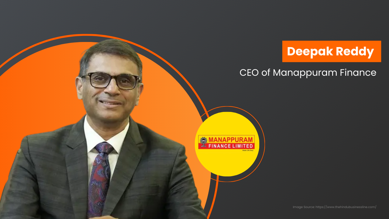 Deepak Reddy appointed CEO of Manappuram Finance