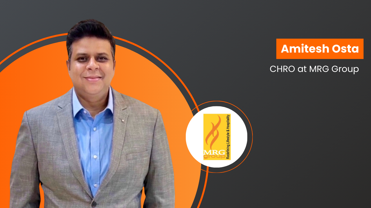 Amitesh Osta has been appointed Chief Human Resources Officer at MRG Group
